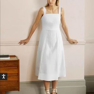NWT Boden Virginie Linen Midi Dress